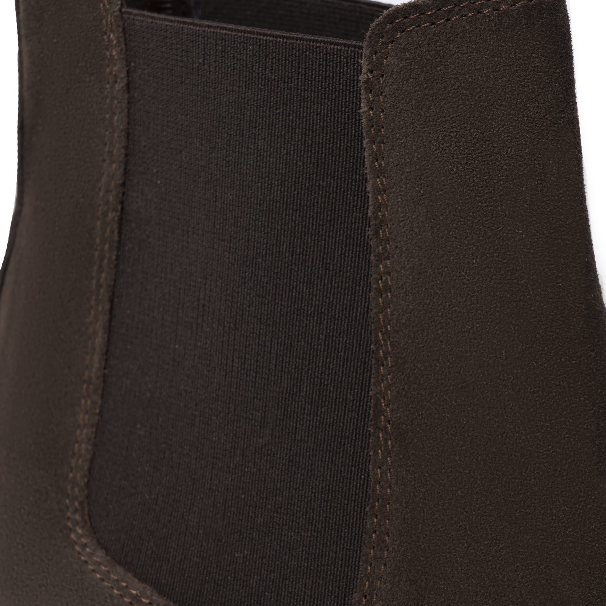 Beatles-Stiefeletten aus Wildleder – Dunkelbraun