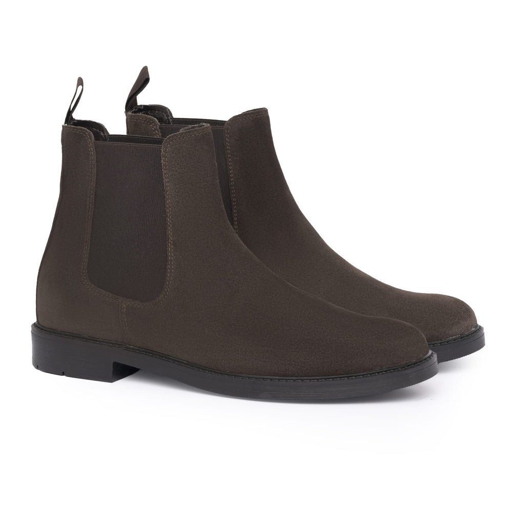 Wildlederstiefel Beatles - Dunkelbraun