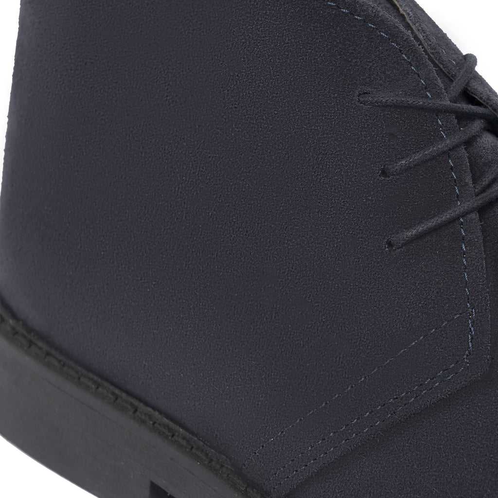 Wildleder-Stiefeletten - Blau