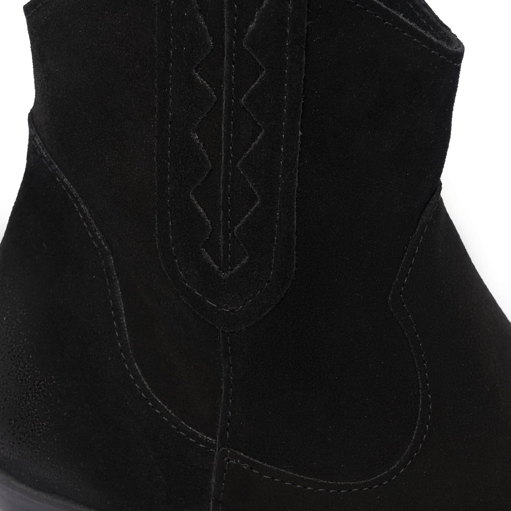 Texanische Damenstiefel - Schwarz