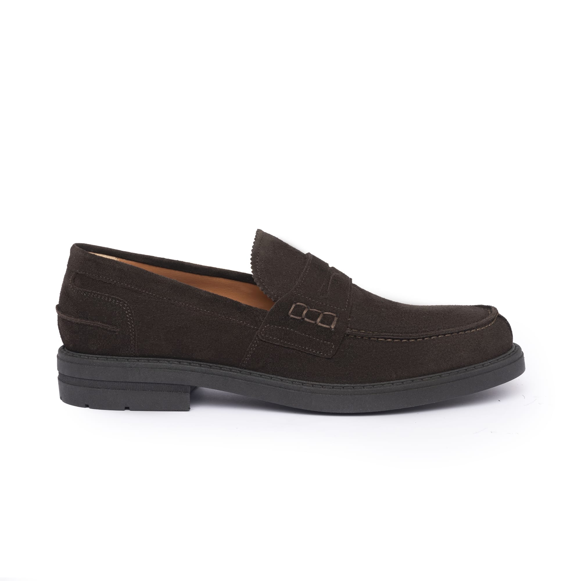 Loafer aus Wildleder – Dunkelbraun
