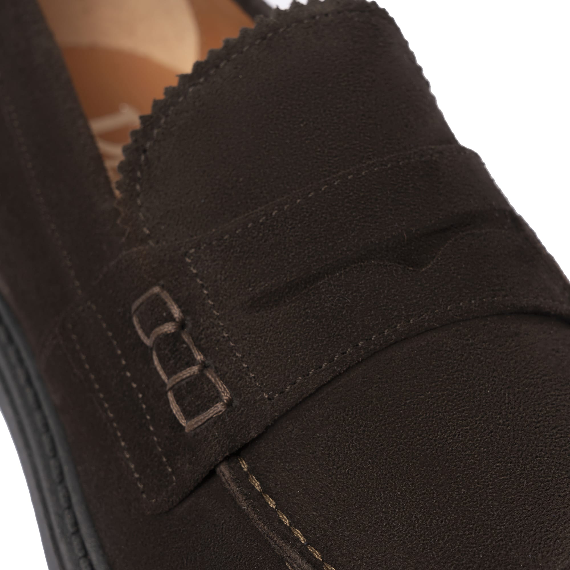 Loafer aus Wildleder – Dunkelbraun