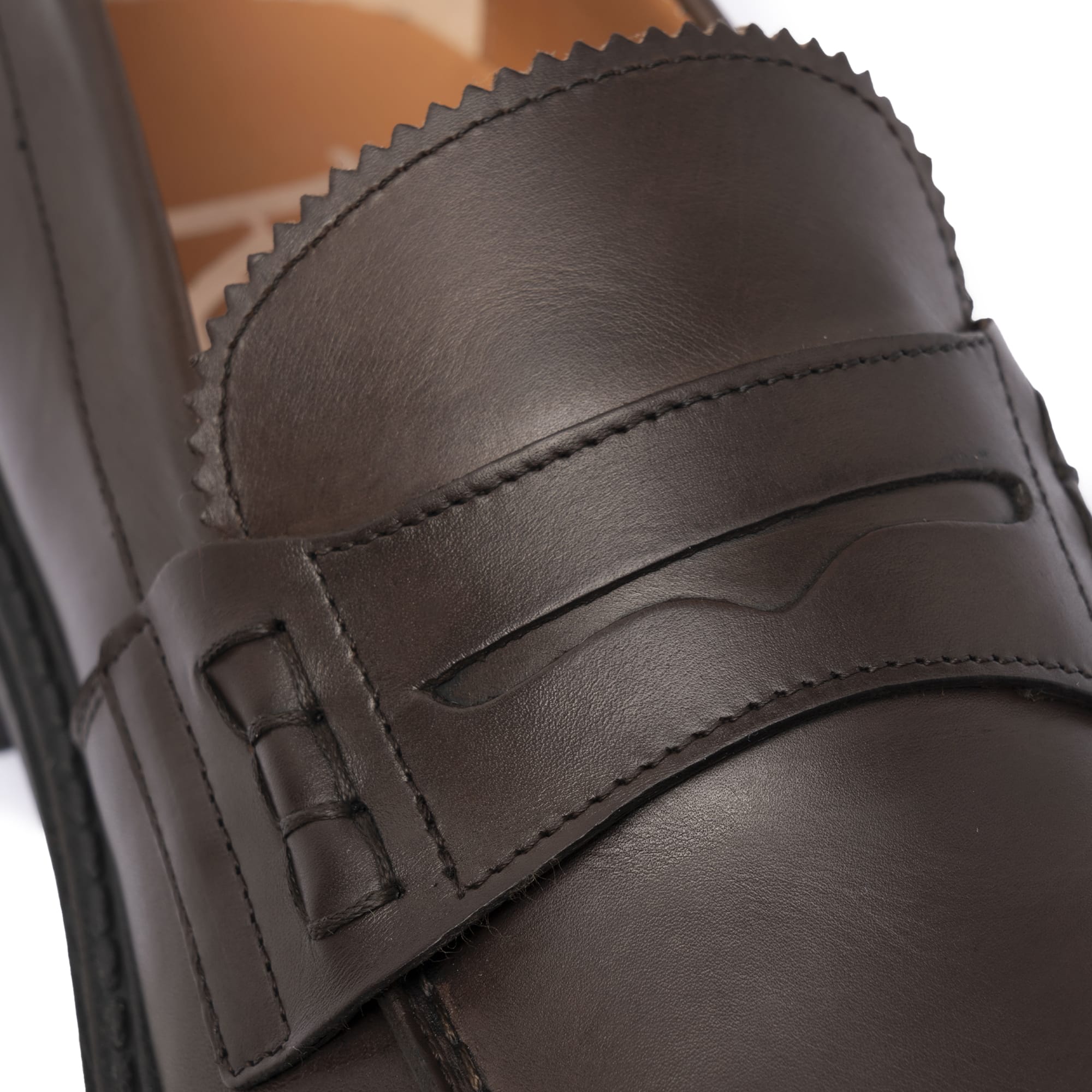 Loafer aus Leder – Dunkelbraun