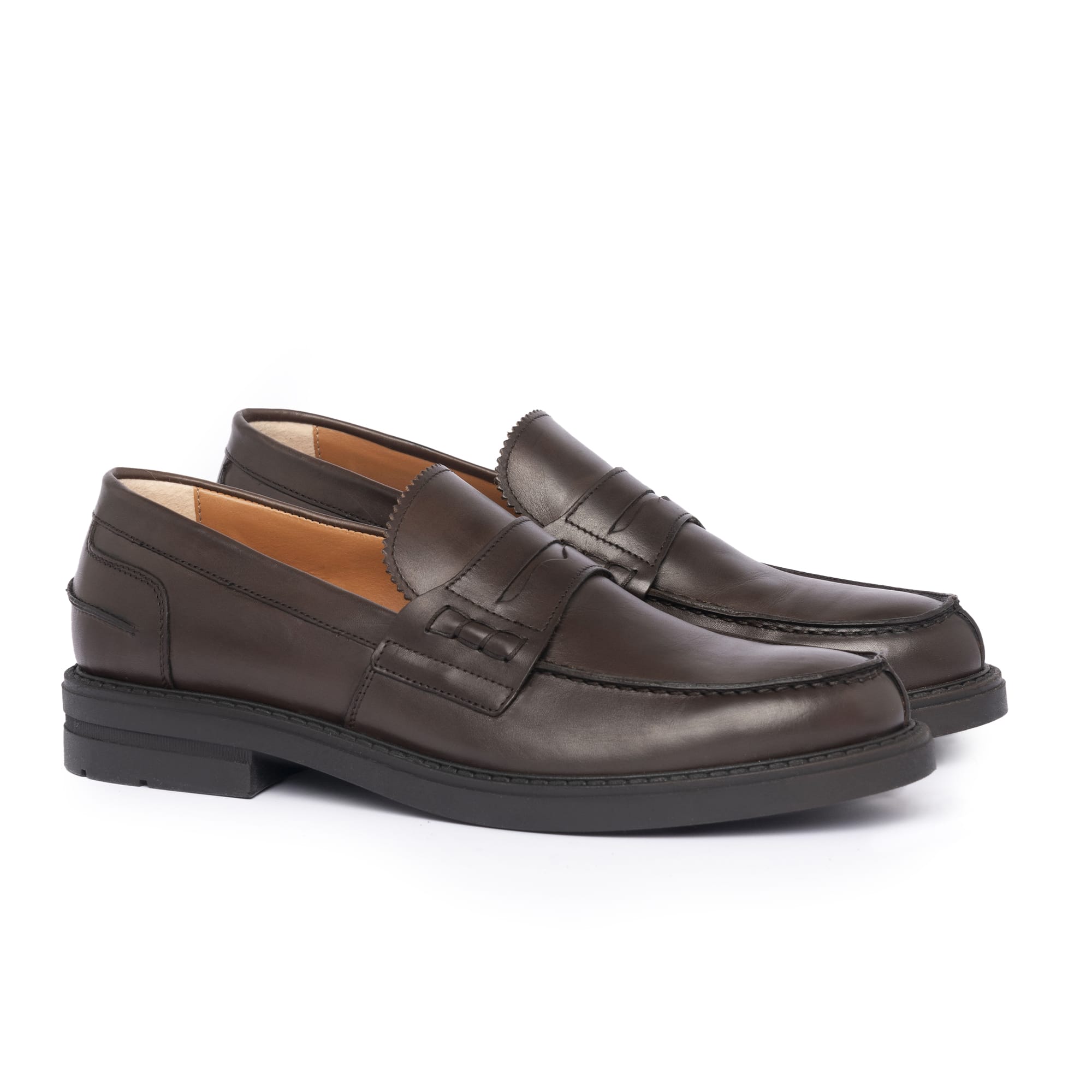 Loafer aus Leder – Dunkelbraun
