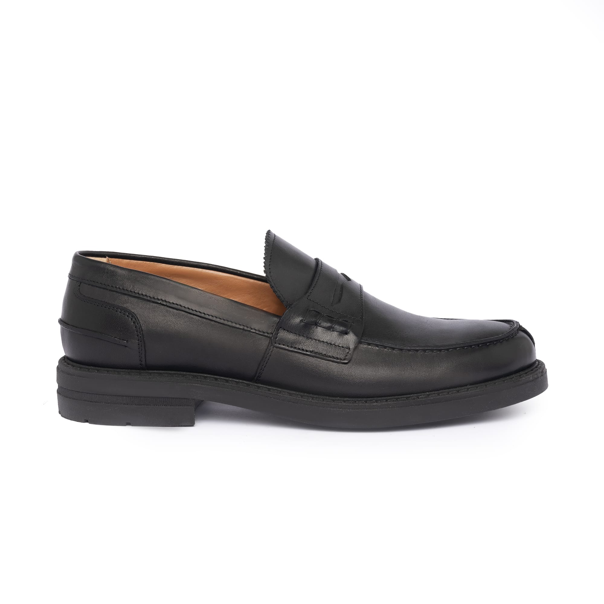 Loafer aus Leder – Schwarz