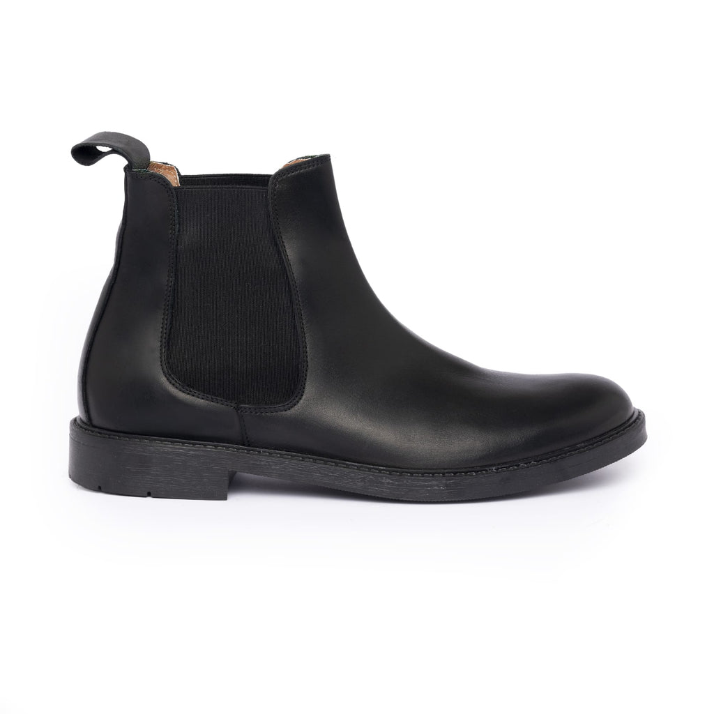 Lederstiefel Beatles - Schwarz