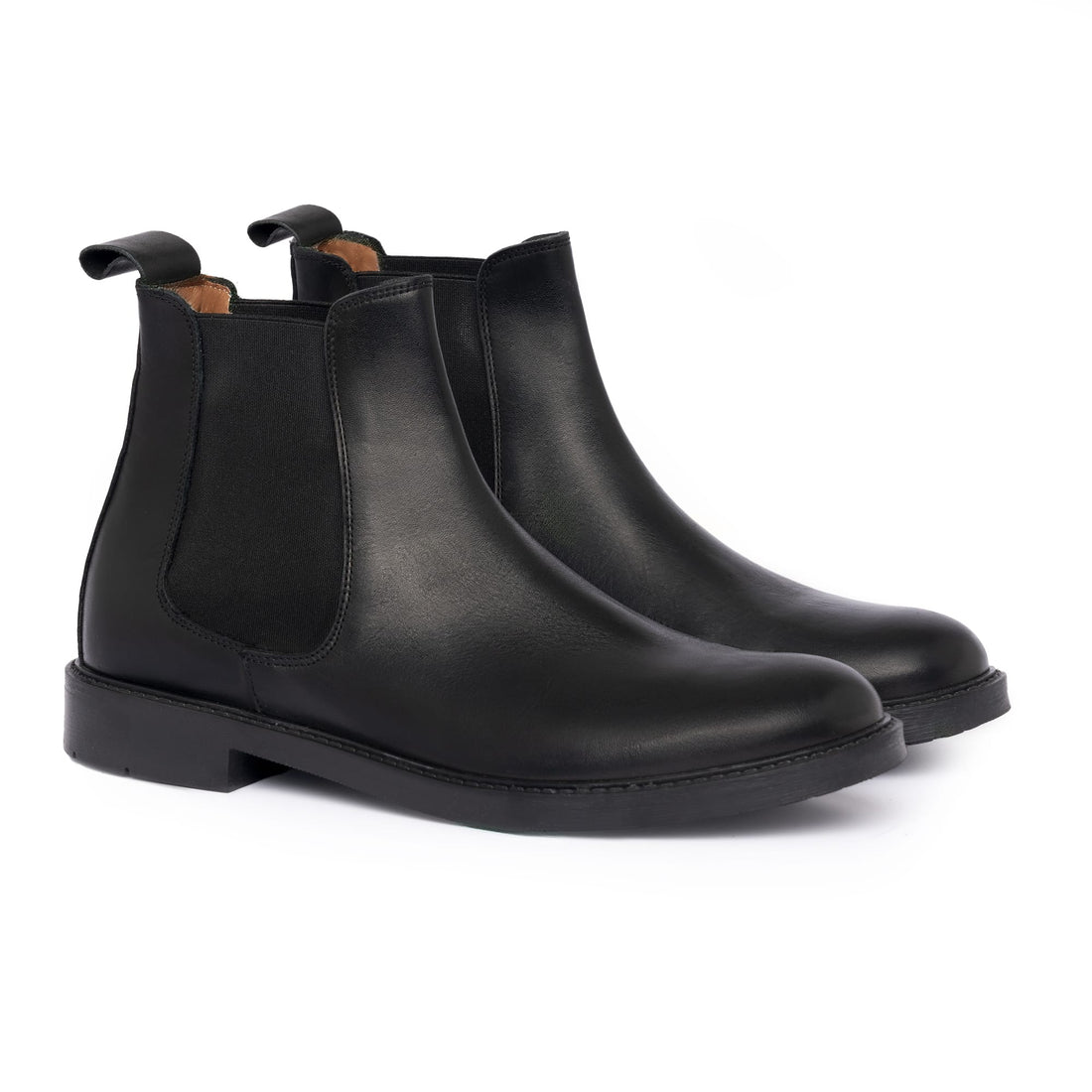 Beatles-Stiefeletten aus Leder – Schwarz