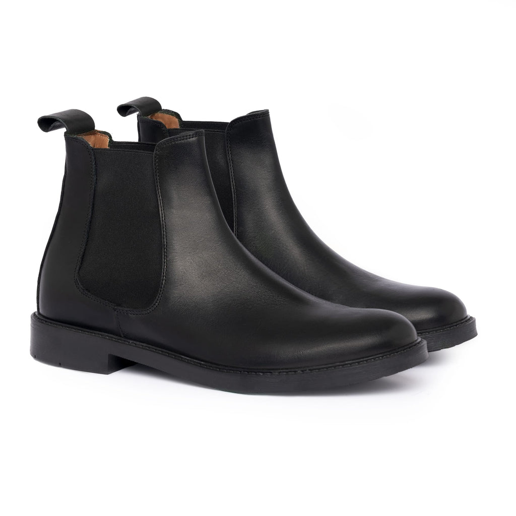 Lederstiefel Beatles - Schwarz