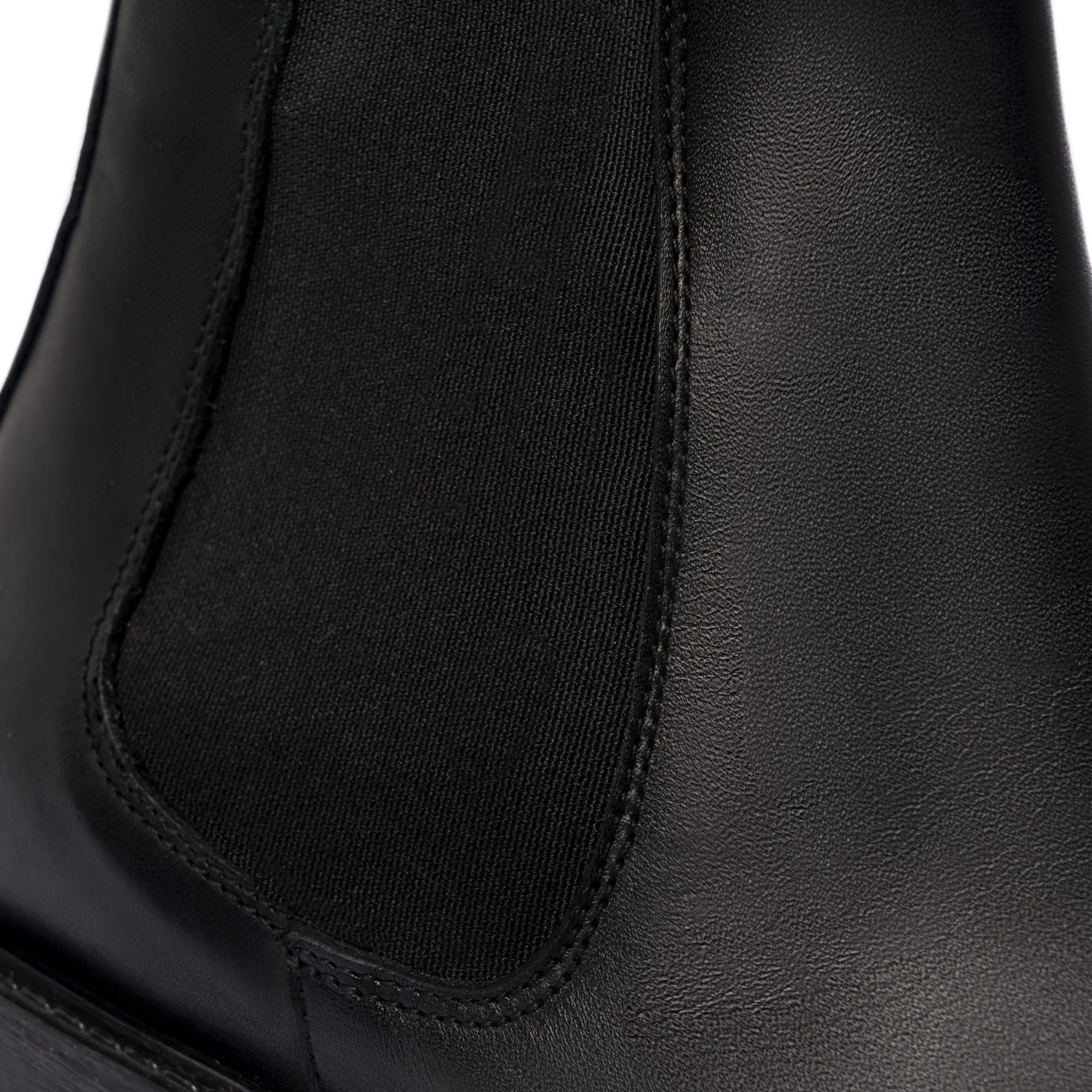 Beatles-Stiefeletten aus Leder – Schwarz