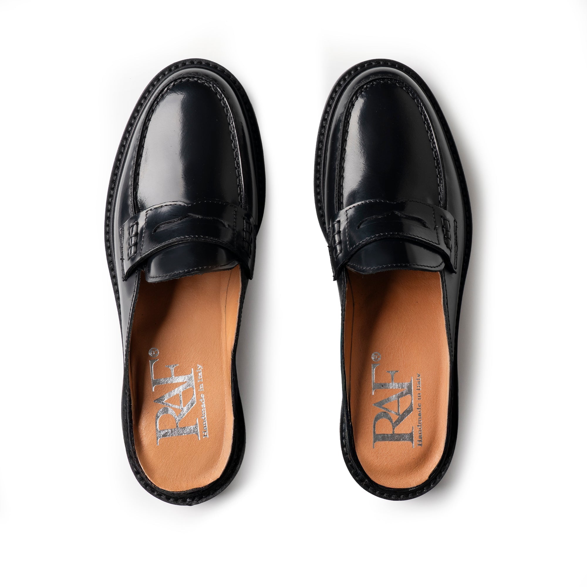 Sabó Bendina Damen-Mokassin aus schwarzem Leder