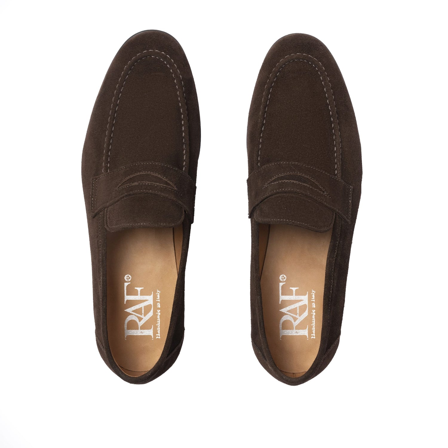 Loafer aus Wildleder – Dunkelbraun