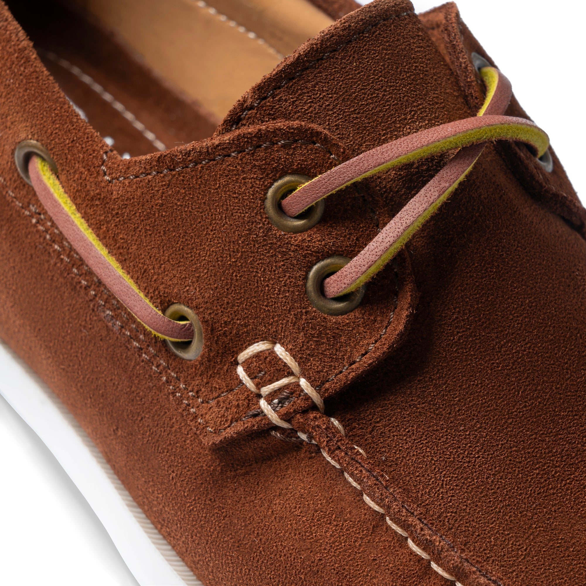 Damen-Barca-Mokassins aus Wildleder – Burnt