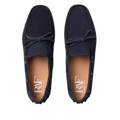 Loafers aus Wildleder - Blau