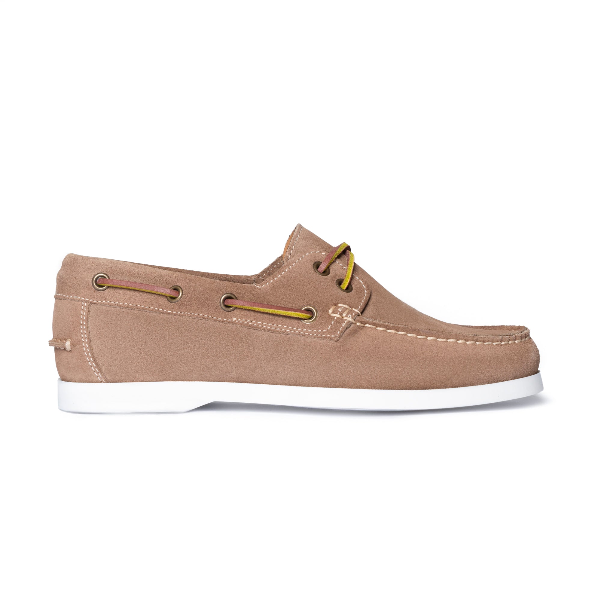 Damen-Barca-Mokassins aus Wildleder – Taupe