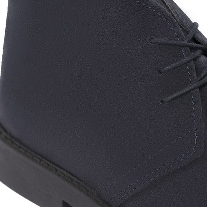 Wildleder-Stiefeletten - Blau
