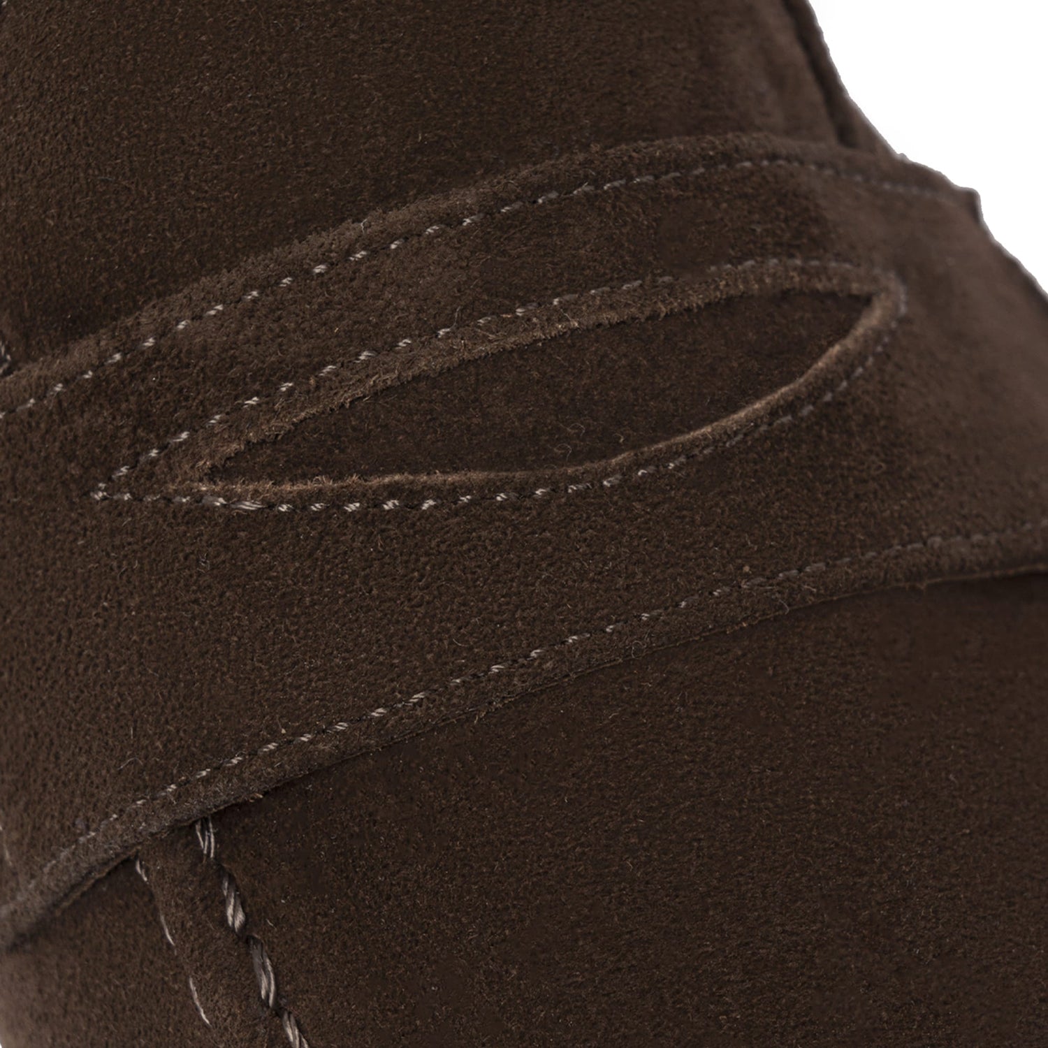 Loafer aus Wildleder – Dunkelbraun