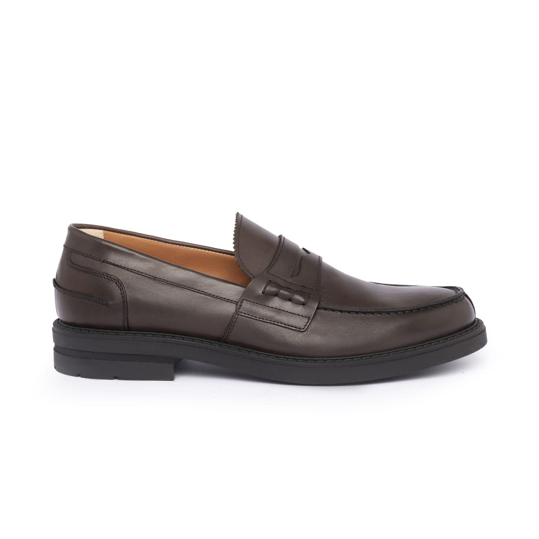 Loafer aus Leder – Dunkelbraun