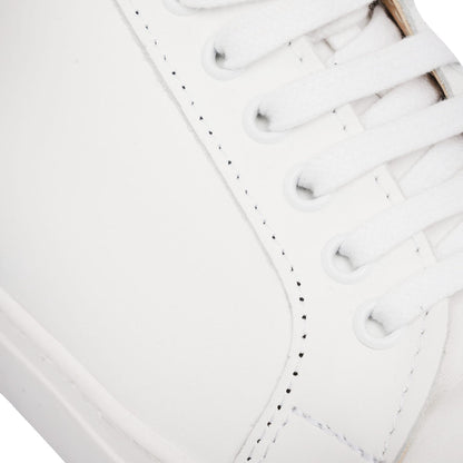 Herren Leder Turnschuhe - Weiß
